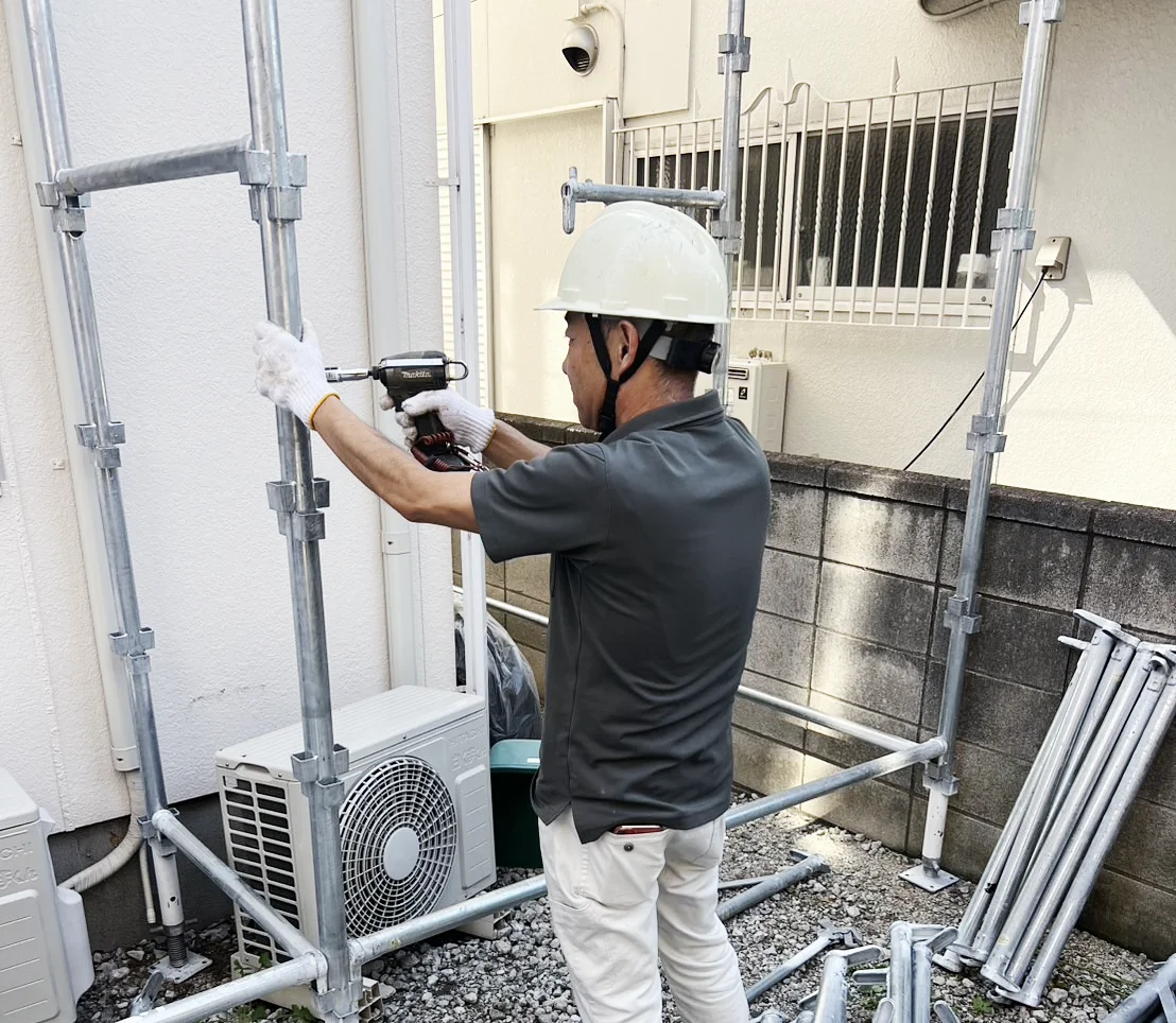経験豊富な職人による高品質施工